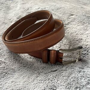 Allen Edmonds Men's Brown Leather Belt Size 40